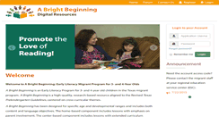 Desktop Screenshot of abrightbeginning.net